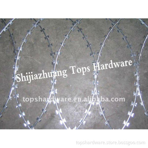 safeguard Razor Barbed Wire Mesh( ISO9001:2008)